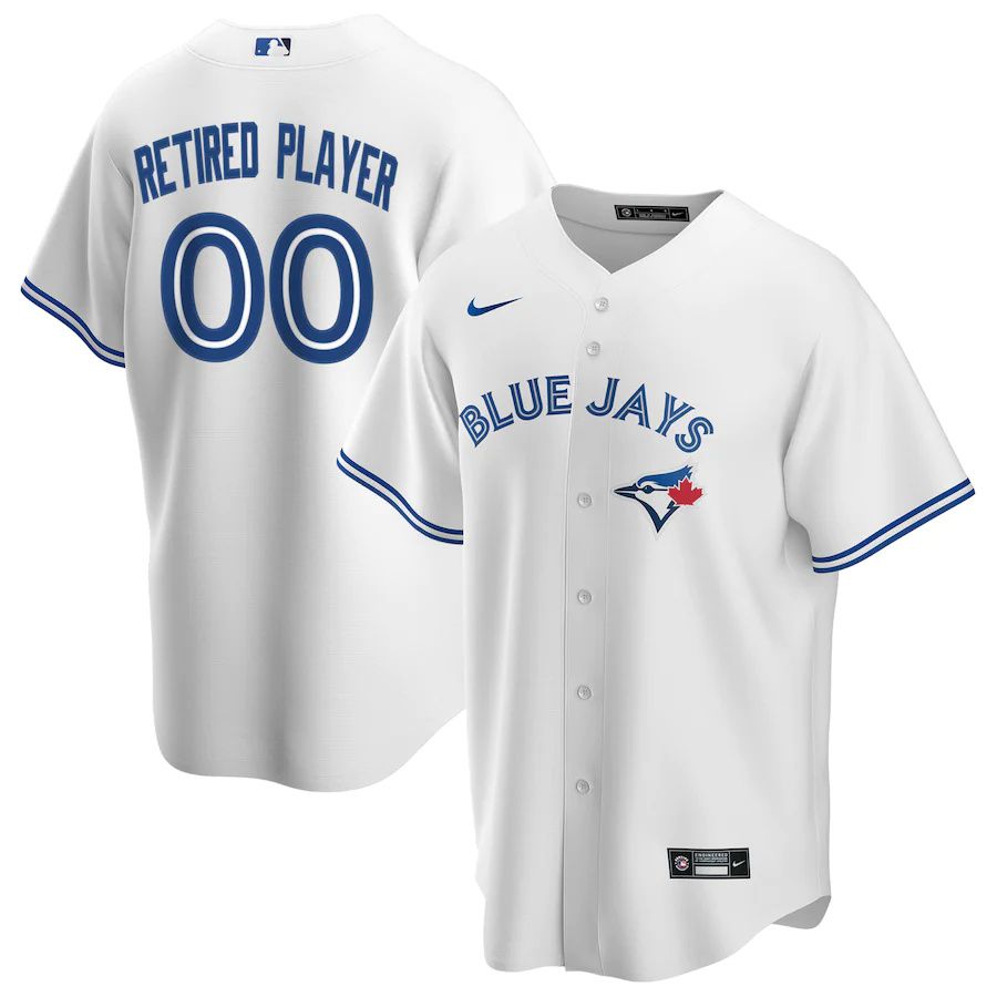 Mens Toronto Blue Jays Nike White Home Pick-A-Player Retired Roster Replica MLB Jerseys->customized mlb jersey->Custom Jersey